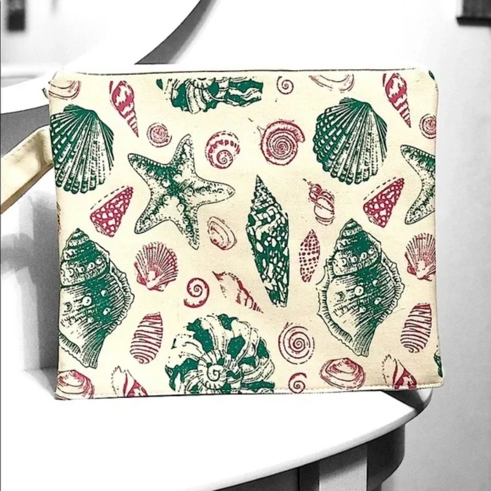 💥SEA SHELL BEACH BATHING SUIT BAG/SUMMER WRIST BAG💥